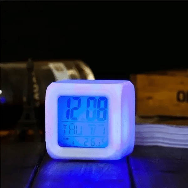Miniatura 5 de Cubo despertador niños multiluces LED